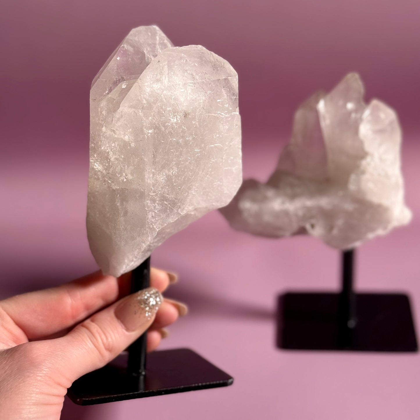 Standing Quartz Cluster