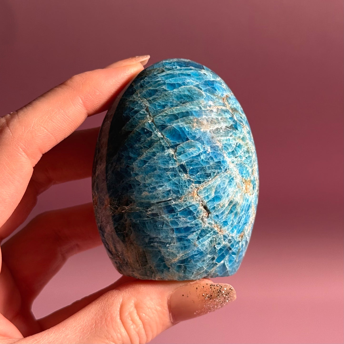 Blue Apatite Free Form