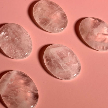Clear Quartz Worry Stone