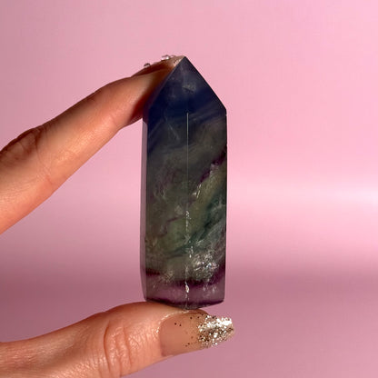 Mixed Fluorite Tower