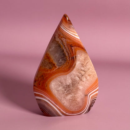 Red/Black Agate Mixed Quartz Arrow Head