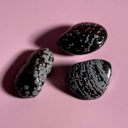 Snowflake Obsidian Large Tumble