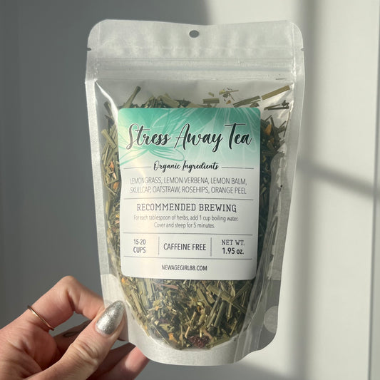 Natural Organic Caffeine Free Stress Away Tea