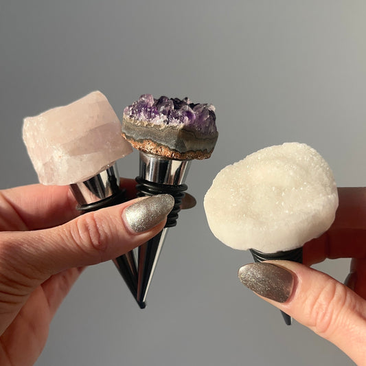 Natural Crystal Wine Stoppers