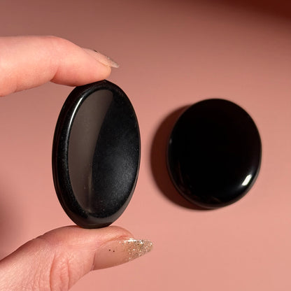 Black Obsidian Worry Stone