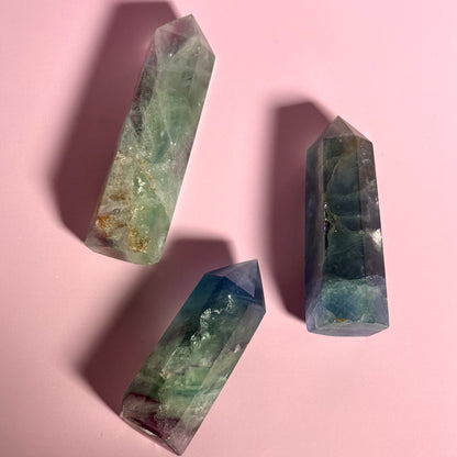 Mixed Fluorite Tower