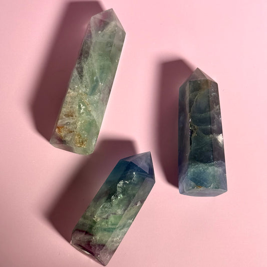 Mixed Fluorite Tower