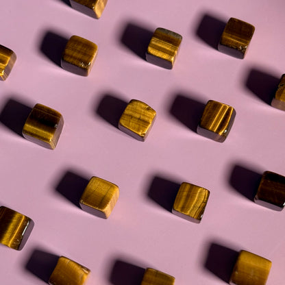 Tiger Eye Cube
