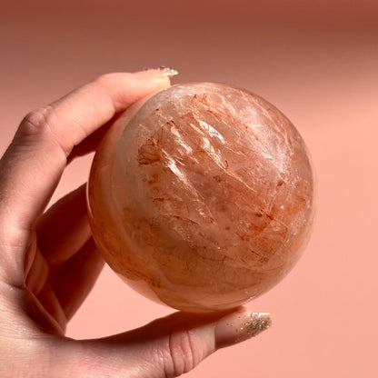 Hematoid Quartz Sphere