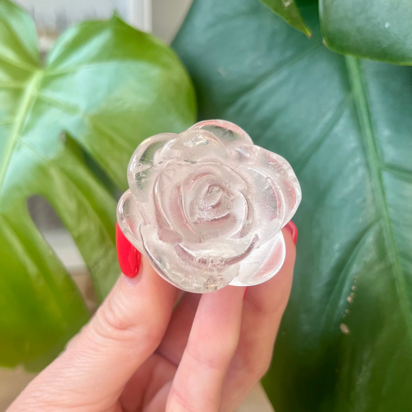 Crystal Rose Carving