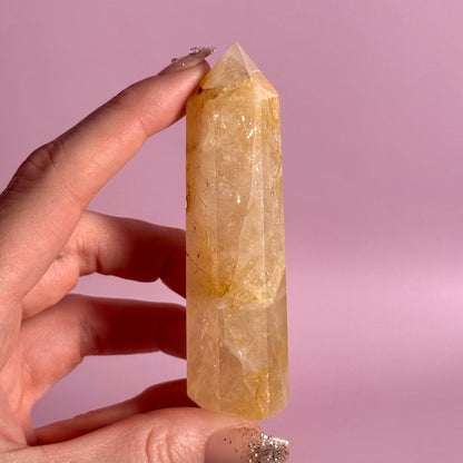 Golden Healer Quartz Tower