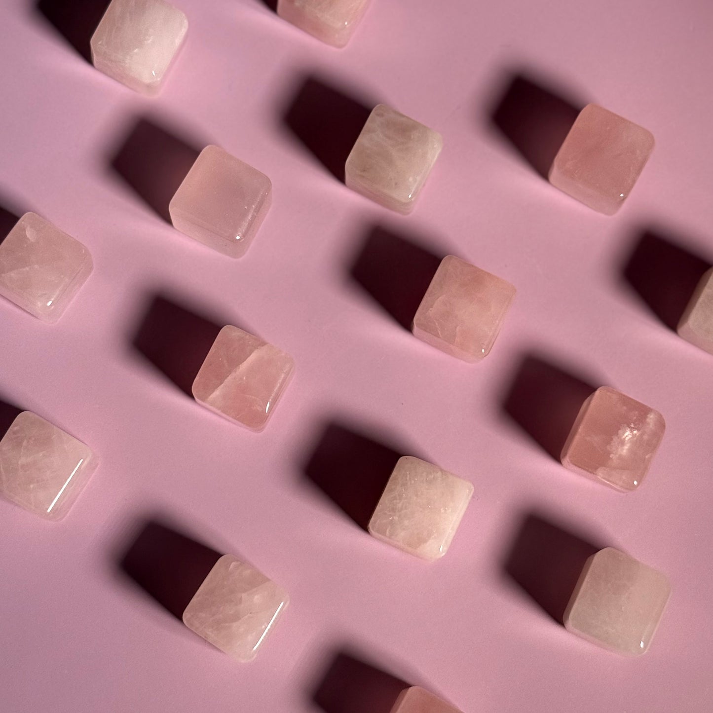 Rose Quartz Cube