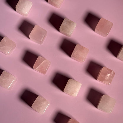 Rose Quartz Cube