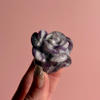 Crystal Rose Carving