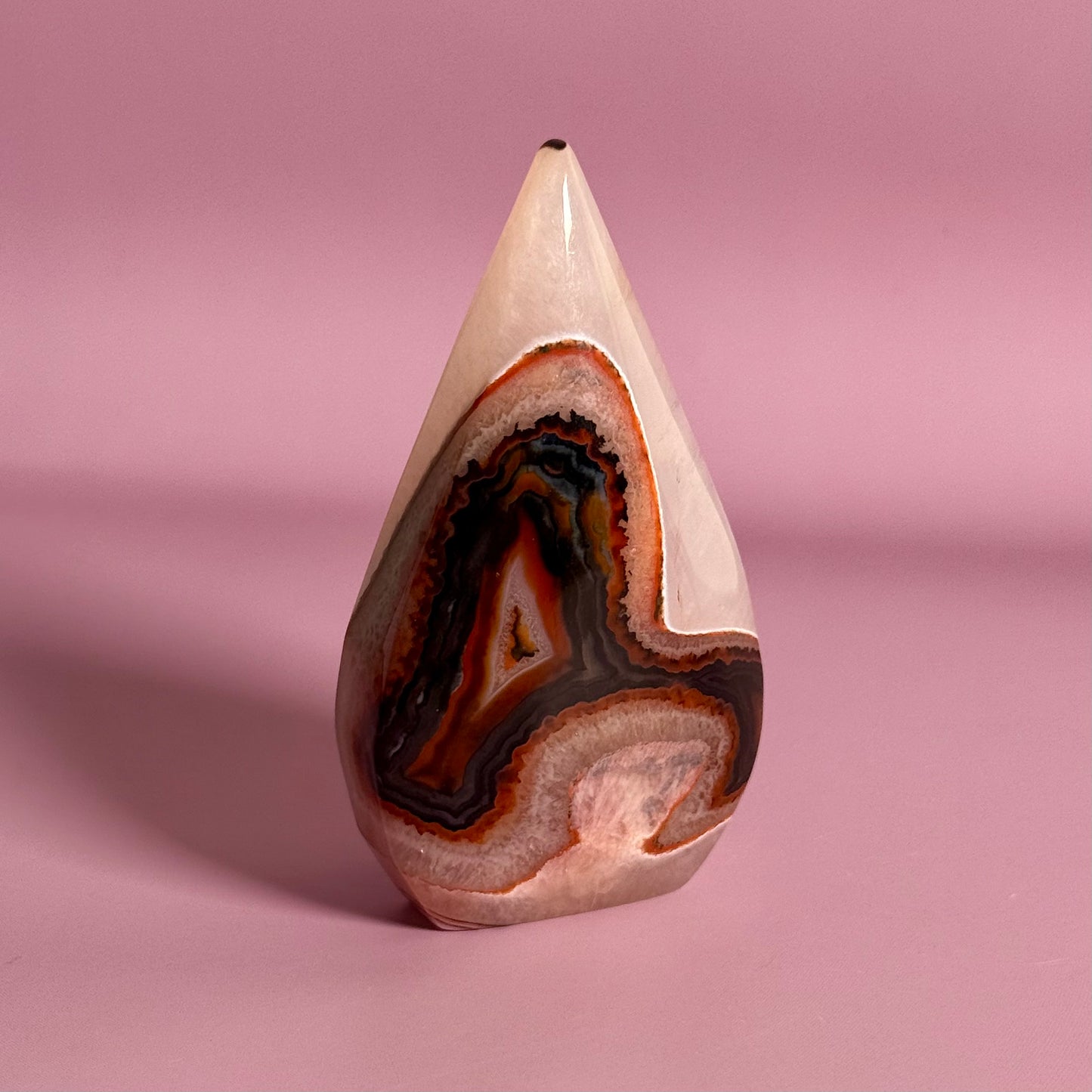 Red/Black Agate Mixed Quartz Arrow Head