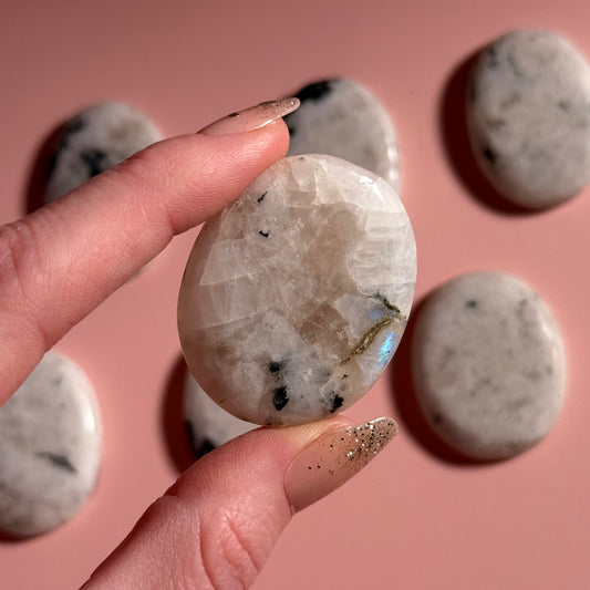 Moonstone Worry Stone