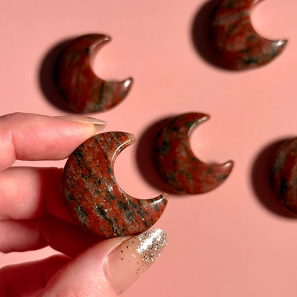 Sesame Stone Jasper Moon