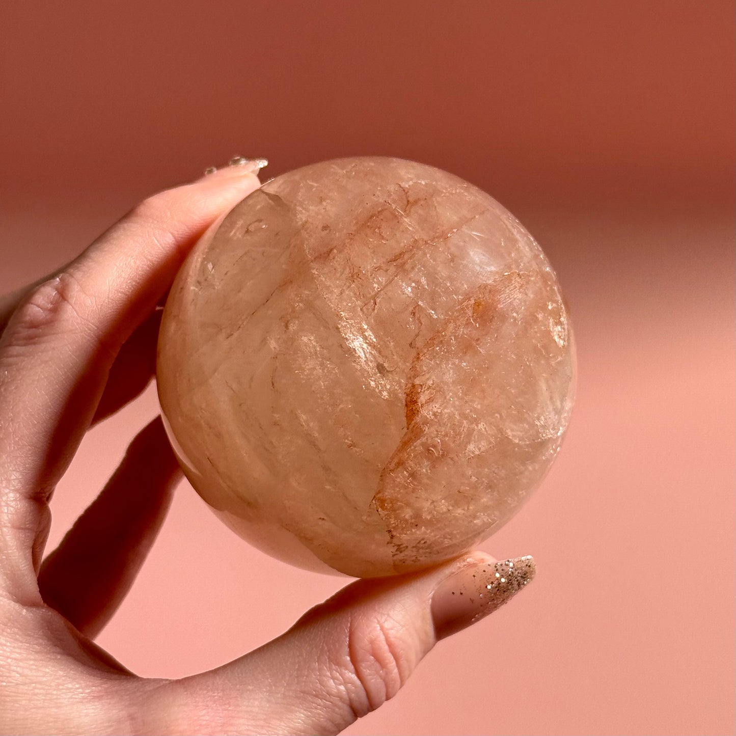 Hematoid Quartz Sphere