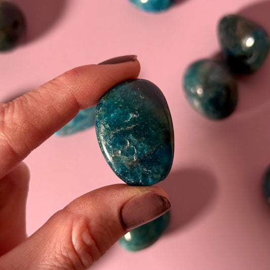 Blue Apatite Tumble