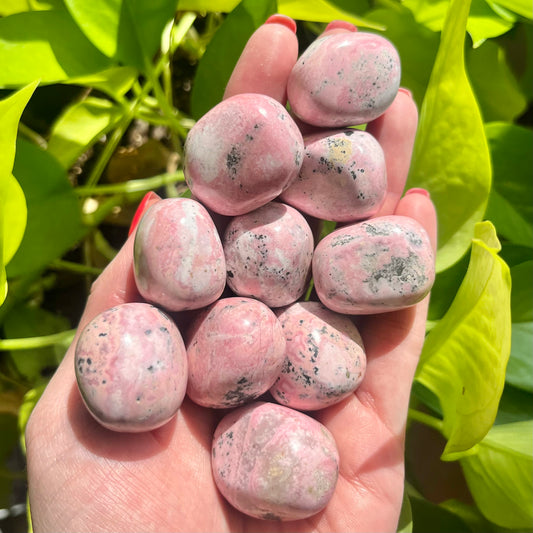 Peruvian Pink Rhodonite Tumble