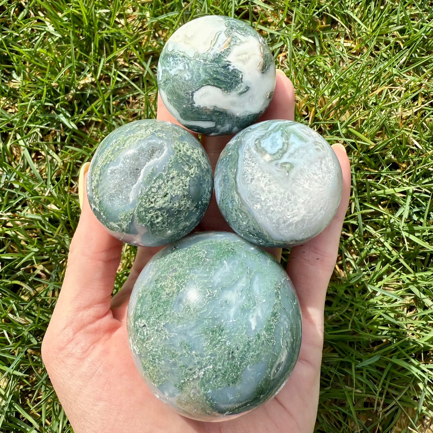 Moss Agate Sphere
