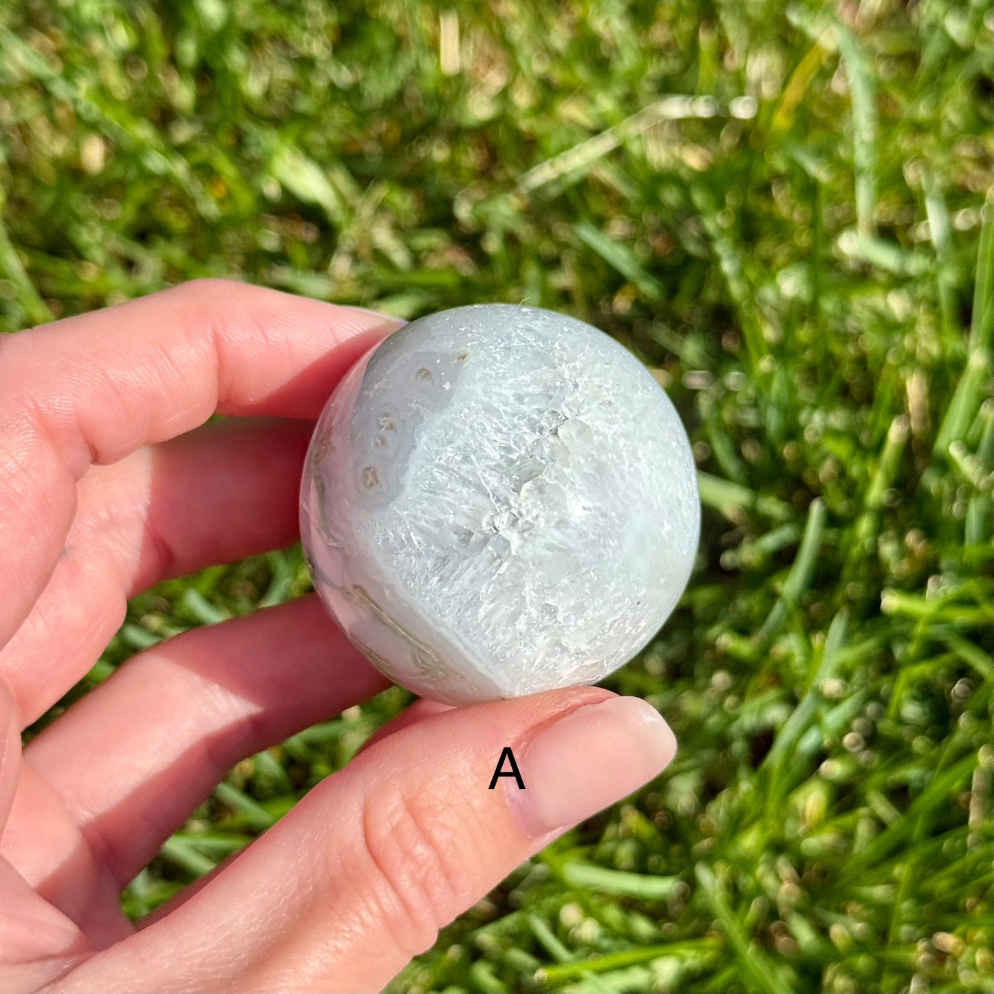 IMPERFECT Moss Agate Sphere
