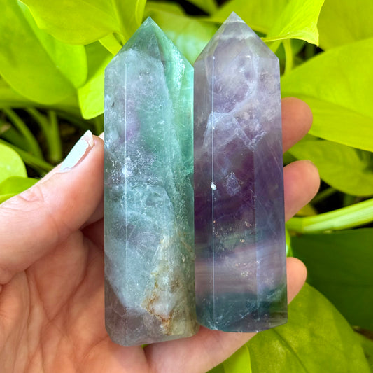 Mixed Fluorite Tower