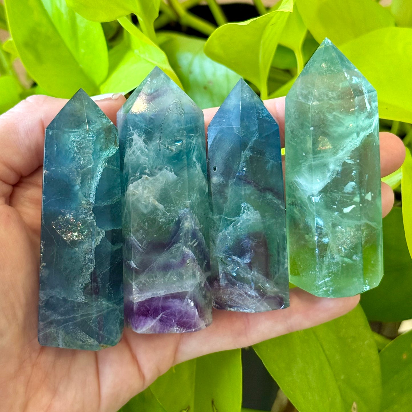Mixed Fluorite Tower
