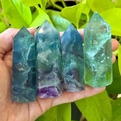 Mixed Fluorite Tower