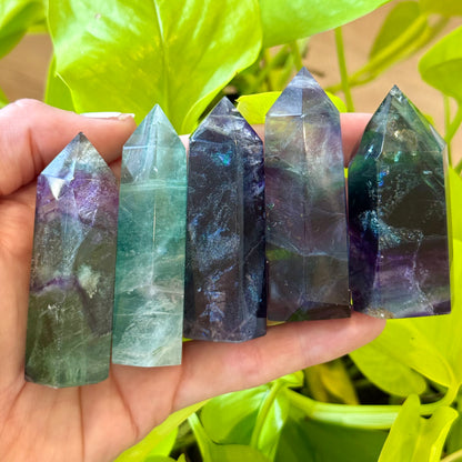 Mixed Fluorite Tower