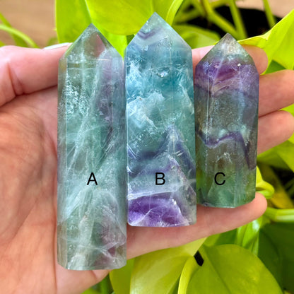 Mixed Fluorite Tower