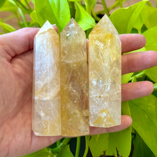 Golden Healer Quartz Tower