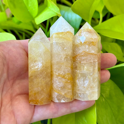 Golden Healer Quartz Tower