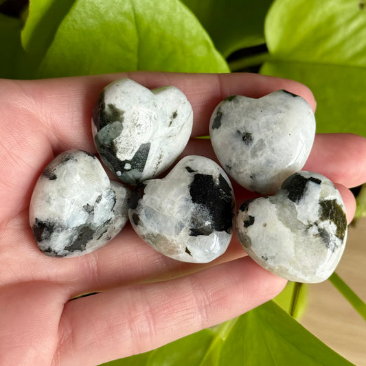 Moonstone Puffy Heart