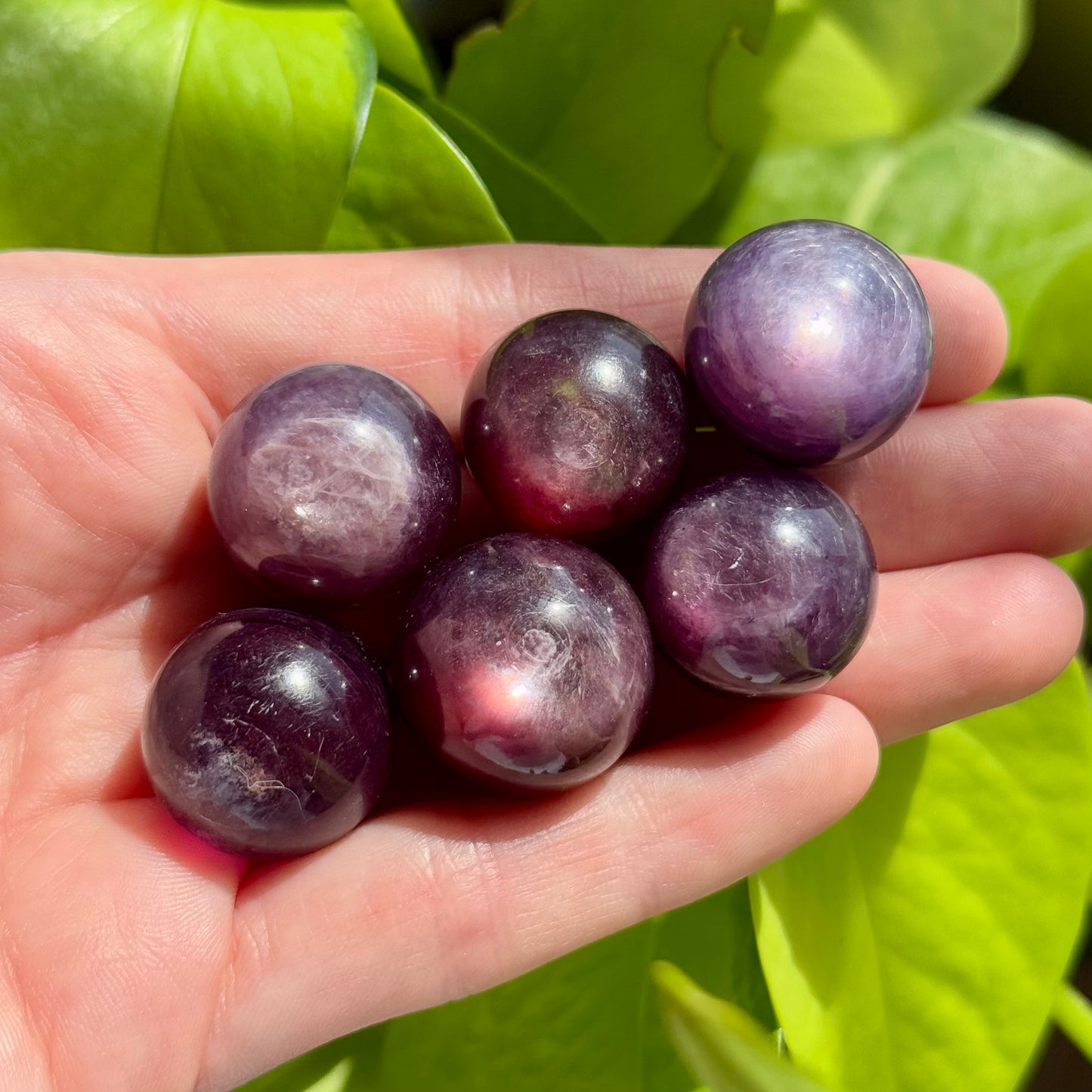 Lepidolite Purple Mica Sphere