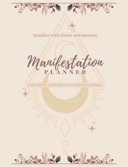 Manifestation Planner - Guided Journal for Alignment, Clarity & Abundance