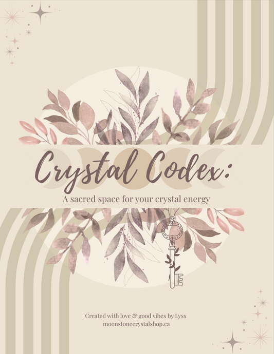 The Crystal Codex – Sacred Digital Journal for Crystal Lovers